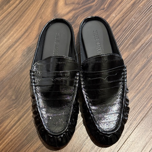 Steve Madden Rafe Tailored Slip on Leather Mules - Picture 1 of 3